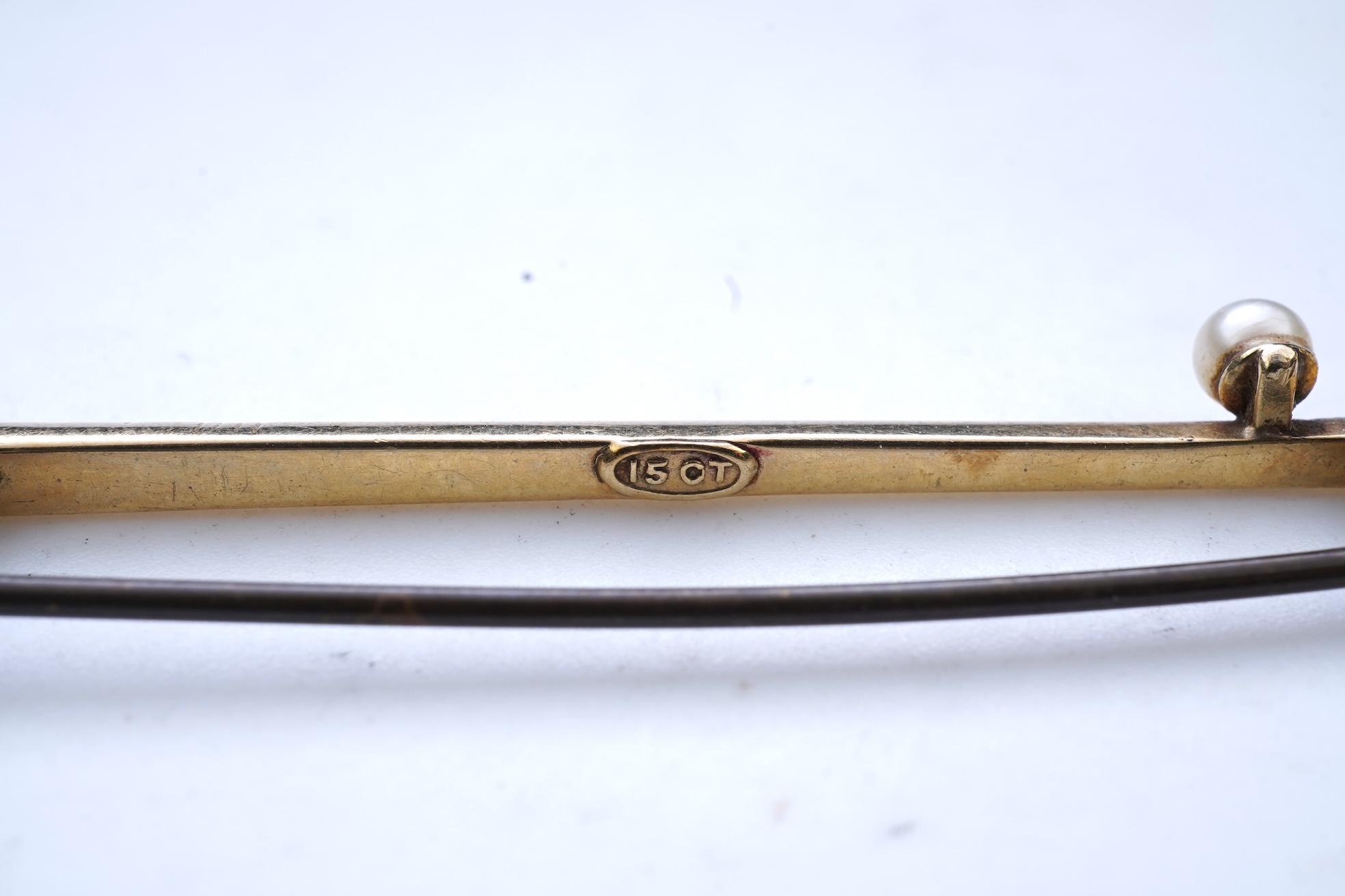 A gold and pearl novelty brooch, early 20th century